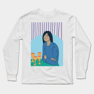 Four of Cups Long Sleeve T-Shirt